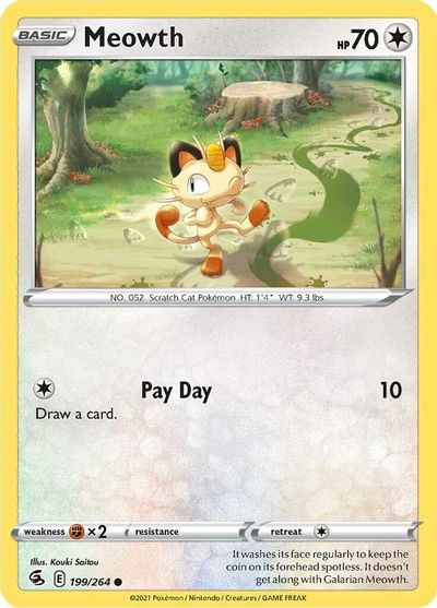 Meowth [Reverse Holo] #199