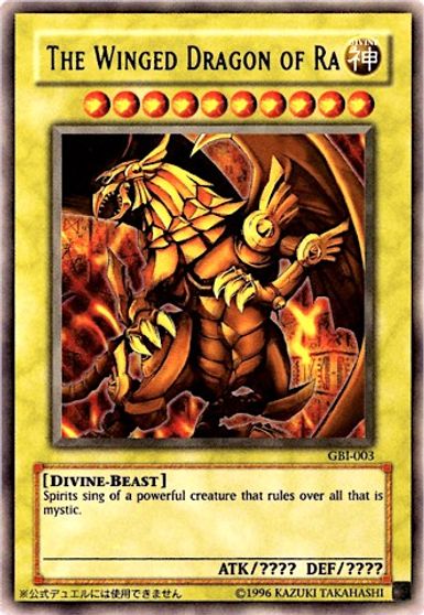 The Winged Dragon of Ra Ultra Rare