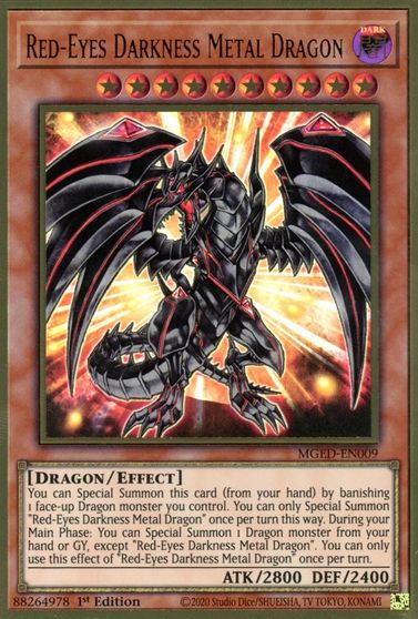 Red Eyes Darkness Metal Dragon