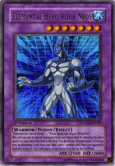 Elemental Hero Aqua Neos #POTD-EN031