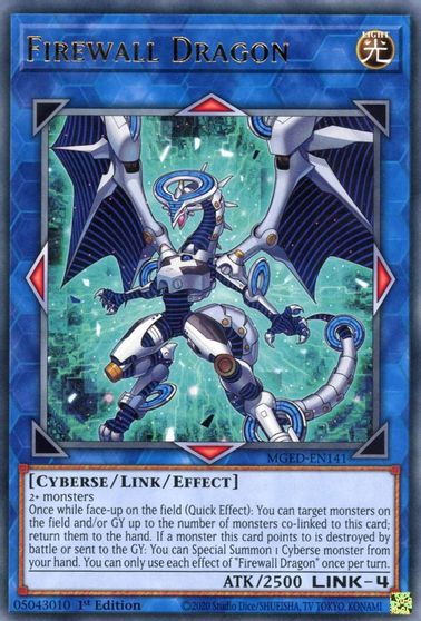Firewall Dragon Teal Original Art #MGED-EN141
