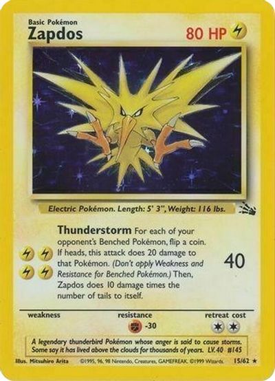 Zapdos [Cosmos Holo] #15