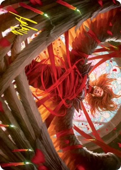 Sigarda's Imprisonment Art Card (Gold-Stamped Signature)