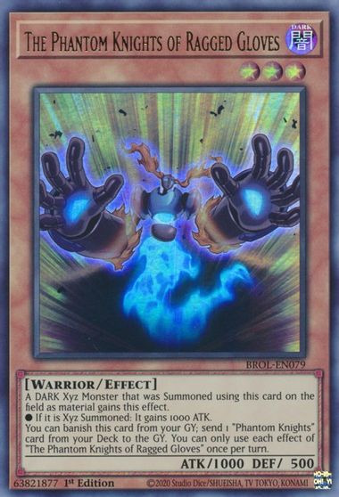 x3 The Phantom Knights of Ragged Gloves Common WIRA-EN003 1st Edition