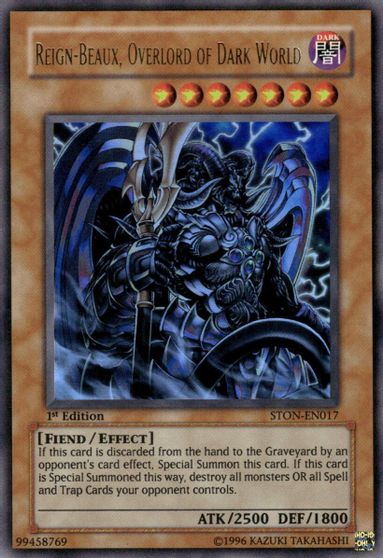 Reign Beaux Overlord of Dark World #STON-EN017
