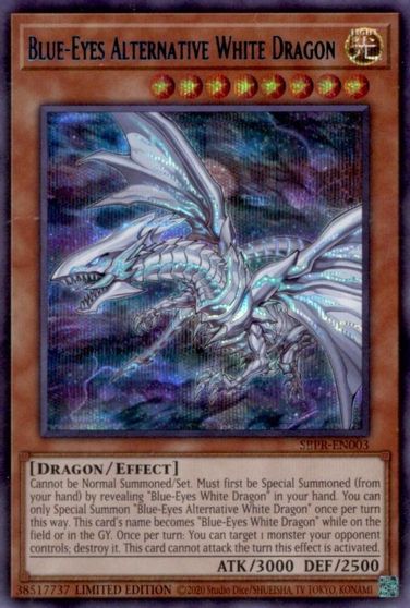 Blue Eyes Alternative White Dragon