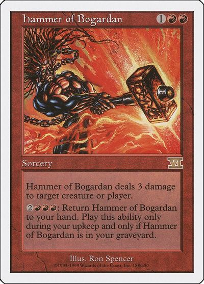 Carta Magic: The Gathering - Anvil Of Bogardan (Visions) - Rara