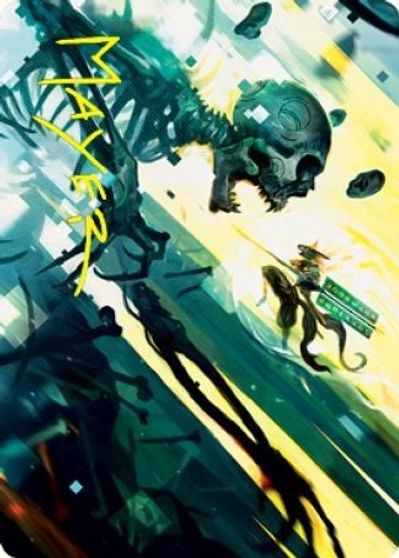 Repel the Vile Art Card Gold Stamped Signature #4