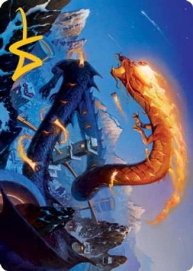 Atsushi the Blazing Sky Art Card 10 81 Gold Stamped Signature
