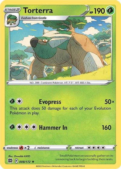 Torterra [Reverse Holo] #8