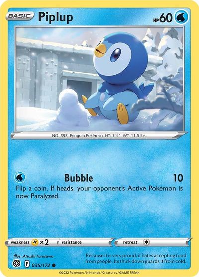 Piplup [Reverse Holo] #35