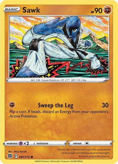 Sawk [Reverse Holo] #81