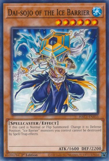 Dai sojo of the Ice Barrier #HAC1-EN033