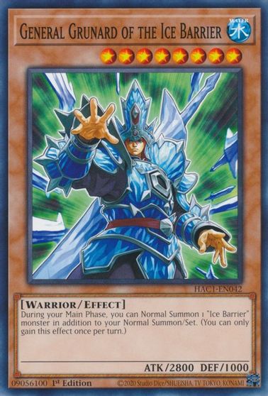 General Grunard of the Ice Barrier #HAC1-EN042