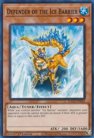 Defender of the Ice Barrier #HAC1-EN043