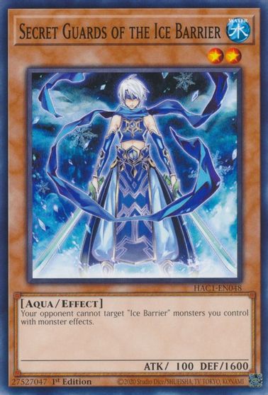 Secret Guards of the Ice Barrier #HAC1-EN048