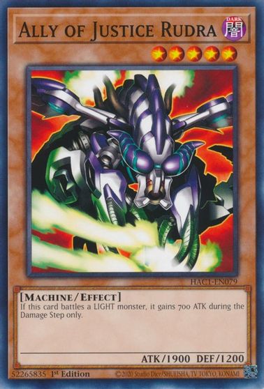 Ally of Justice Rudra #HAC1-EN079