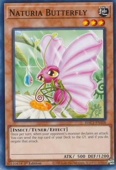 Naturia Butterfly #HAC1-EN108