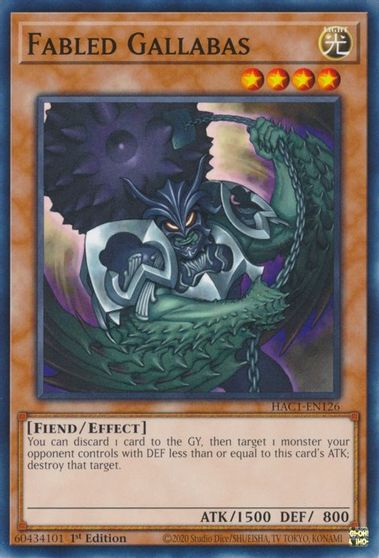 Fabled Gallabas #HAC1-EN126