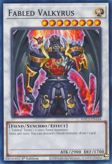 Fabled Valkyrus #HAC1-EN144