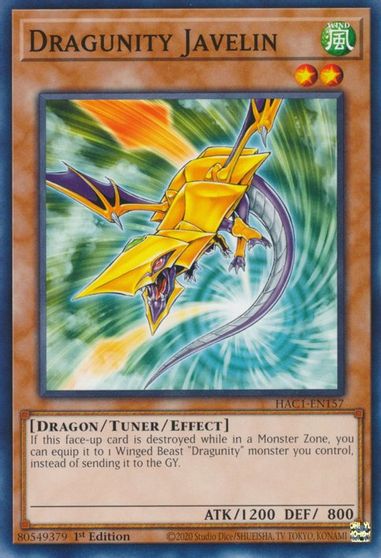 Dragunity Javelin #HAC1-EN157