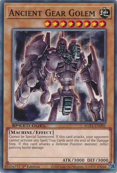 Ancient Gear Golem #SGX1-END01