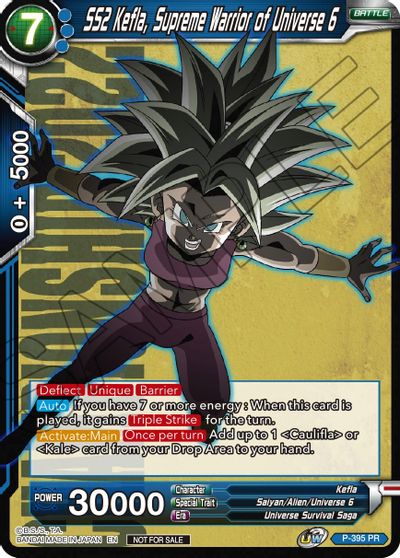 Buy SS2 Kefla, Supreme Warrior of Universe 6 (Championship Pack 2022 ...