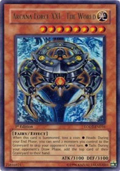 Arcana Force XXI The World #LODT-EN016