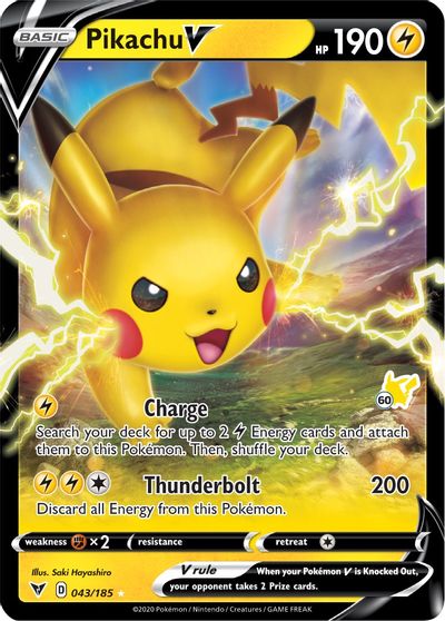 Pikachu V #43