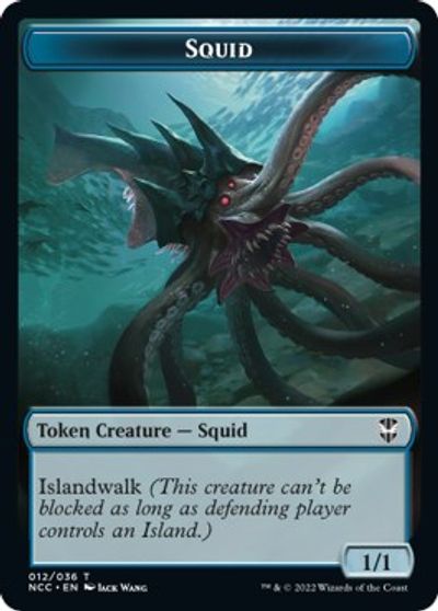 Squid Treasure 013 Double Sided Token #12 // 13