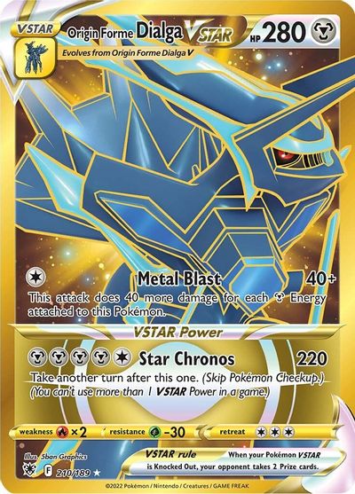 Origin Forme Dialga VSTAR - 210/189 (Secret)