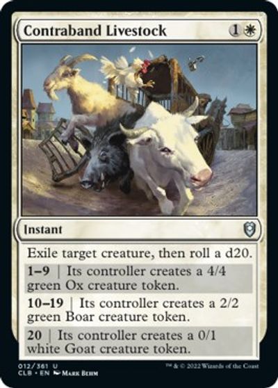 Contraband Livestock #12