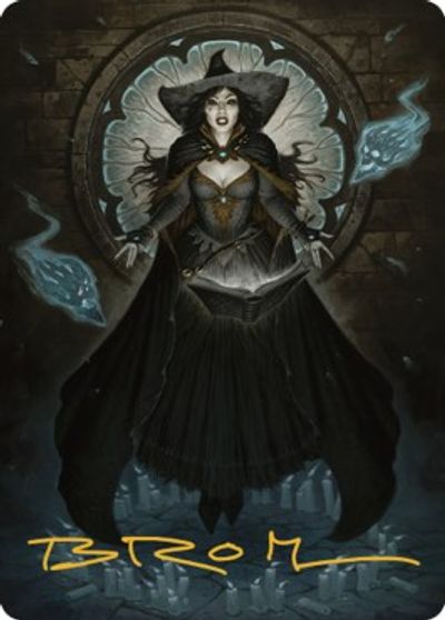 Tasha the Witch Queen Art Card 76 81 Gold Stamped Signature