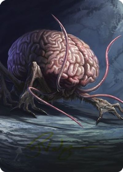 Intellect Devourer Art Card Gold Stamped Signature #20