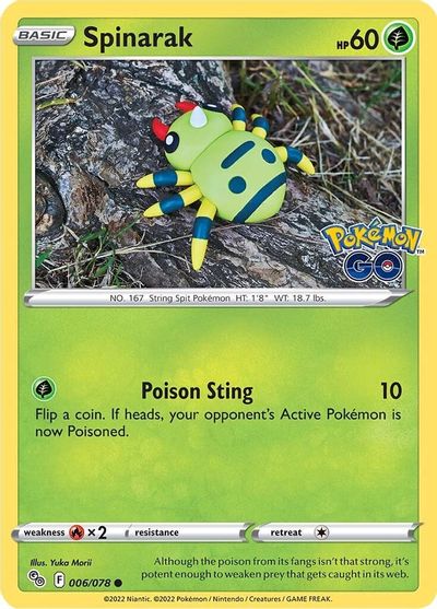Spinarak [Reverse Holo] #6