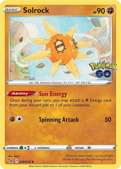 Solrock [Reverse Holo] #39