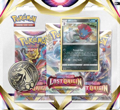 Lost Origin 3 Pack Blister [Weavile]