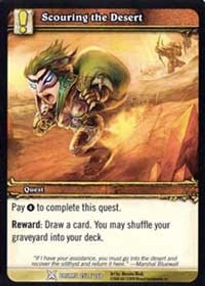 Scouring The Desert Drums Of War Wow Tcgplayer Com