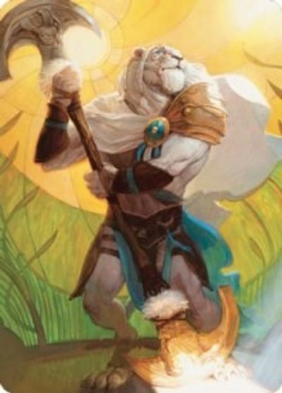Ajani Sleeper Agent Art Card #42