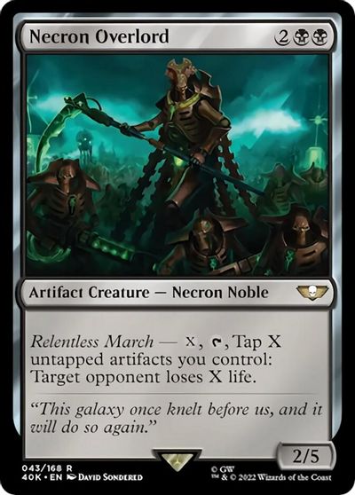 Necron Overlord #43
