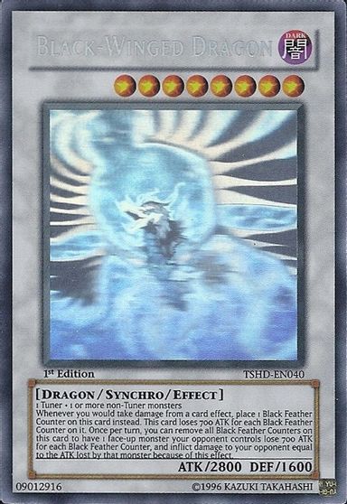 Black Winged Dragon Ghost Rare #TSHD-EN040