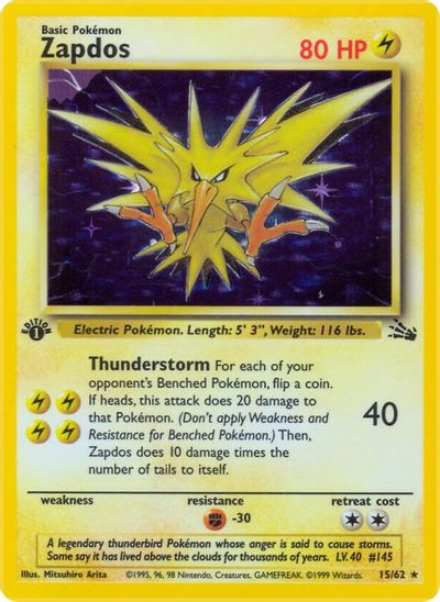 Zapdos [1st Edition] #15