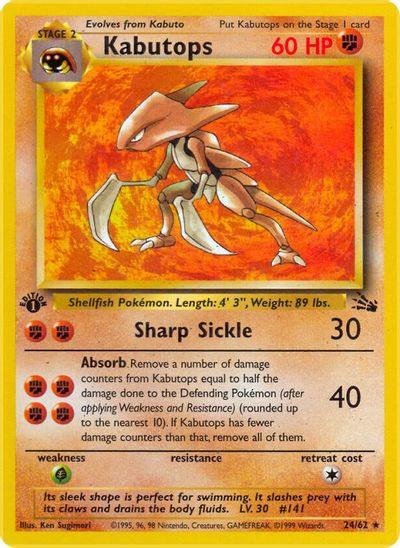 Kabutops [1st Edition] #24