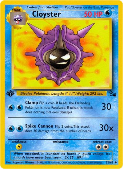 Cloyster [1st Edition] #32