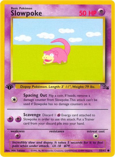 Slowpoke [1st Edition] #55