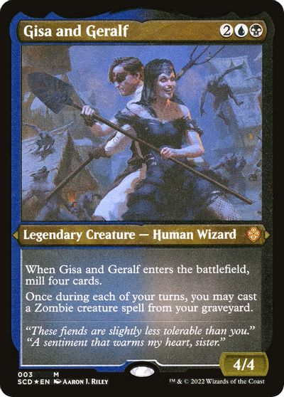 Gisa and Geralf Foil Etched