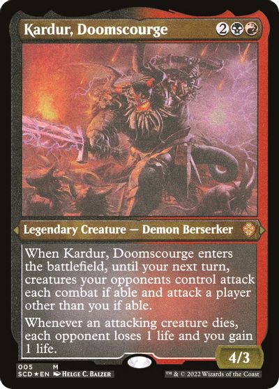 Kardur Doomscourge Foil Etched