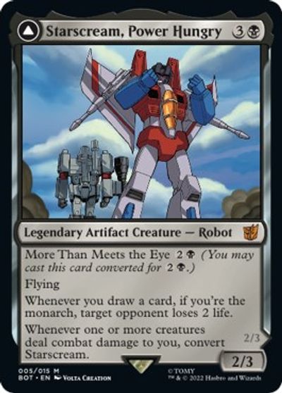 Starscream Power Hungry