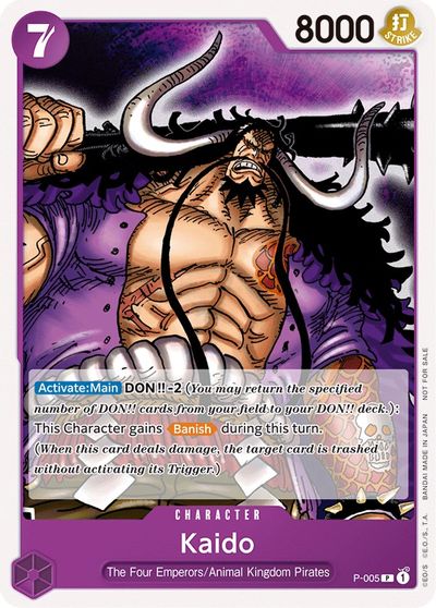 Kaido Promotion Pack 2022