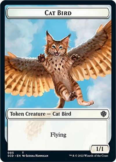 Cat Bird Thopter Double Sided Token